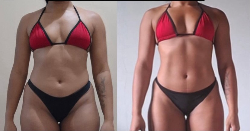 Antes e depois: Evolução da composição corporal
